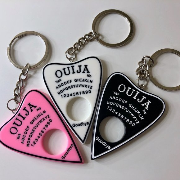 Handmade Ouija Planchette Keychains - Picture 3 of 7